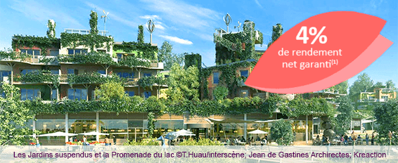 Les Jardins suspendus et la Promenade du lac ©T.Huau/interscène; Jean de Gastines Archirectes; Kreaction